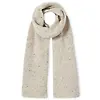 Peregrine Porter Made In England Ribbed Scarf - Oatmeal Colour thumbnail