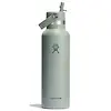 Hydro Flask 21oz (621ml) Standard Mouth Bottle with Flex Straw Cap - Agave Colour thumbnail