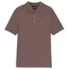 Lyle & Scott Men's Superfine Polo Shirt - Plum Truffle Colour thumbnail