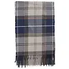 Barbour Galingale Tartan Scarf - Grey Midnight Tartan Colour thumbnail