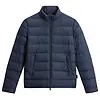 Woolrich Men's Lightweight Microfibre Down Jacket - Melton Blue Colour thumbnail