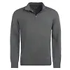 Barbour Men's Cotton Quarter-Zip Jumper - Olive Marl Colour thumbnail