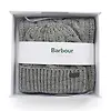 Barbour Men's Jesmond Beanie and Scarf Gift Set - Mid Grey Colour thumbnail