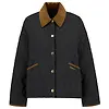 Barbour Women's Icons Cropped Liddesdale Quilted Jacket - Black/Classic Colour thumbnail