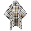 Barbour Women's Portree Tartan Poncho - Hessian/Navy Tartan Colour thumbnail