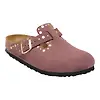 Birkenstock Women's Boston Rivets Suede Leather Narrow Clogs - Pepper Colour thumbnail