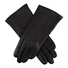 Dents Women's Emma Three-Point Lined Leather Gloves - Black Colour thumbnail