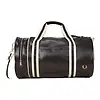 Fred Perry Classic Barrel Bag - Black / Ecru Colour thumbnail