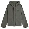 Fred Perry Men's Cropped Ripstop Parka - Field Green Colour thumbnail