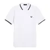Fred Perry Men's M3600 Twin Tipped Shirt - White Colour thumbnail