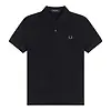 Fred Perry Men's M6000 Shirt - Black / Laurel Wreath Green Colour thumbnail