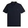 Fred Perry Men's M6000 Shirt - Navy / Rich Brown Colour thumbnail