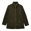 Joules Women's Heritage Longline Zip Up Polar Fleece - Green Colour thumbnail