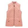 Joules Women's Minx Showerproof Diamond Quilted Gilet - Pink Colour thumbnail
