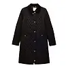 Joules Women's Rosewell Longline Diamond Quilted Showerproof Coat - Black Colour thumbnail