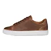 Oliver Sweeney Men's Almada Perforated Calf Leather Cupsole Trainers - Tan Colour thumbnail