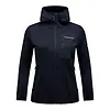 Peak Performance Women's Utility Light Zip Hoodie - Black/Black Colour thumbnail