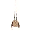 Penelope Chilvers Women's Mini Fringe Suede Bag - Taupe Colour thumbnail