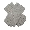 Dents Women's Fingerless Cable Knit Gloves - Dove Grey Colour thumbnail