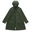 Stutterheim Women's Mosebacke Lightweight Patch Raincoat - Matte Green Colour thumbnail