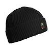 Parajumpers Rib Knitted Beanie Hat - Black Colour thumbnail