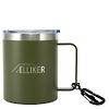 Elliker Malton Vacuum Insulated Camp Travel 12oz Mug - Green Colour thumbnail
