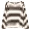 Joules Women's Harbour Long Sleeve Top - Neutral Stripe Colour thumbnail