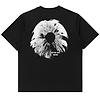 Elliker Unisex Rill Spore Print Short Sleeve T-Shirt - Black Colour thumbnail