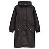 Joules Women's Holkham Waterproof Packable Raincoat - Black Floral Colour thumbnail
