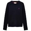 Joules Women's Cotton Classic Cable Crew Neck Jumper - Navy Colour thumbnail