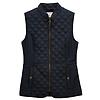 Joules Women's Minx Showerproof Diamond Quilted Gilet - Navy Blue Colour thumbnail