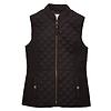 Joules Women's Minx Showerproof Diamond Quilted Gilet - Black Colour thumbnail