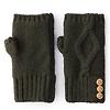 Holland Cooper Women's Cortina Fingerless Gloves - Fern Green Colour thumbnail