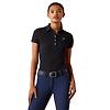 Ariat Women's Prix 3.0 Polo Shirt - Black Colour thumbnail