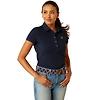 Ariat Women's Prix 3.0 Polo Shirt - Navy Colour thumbnail