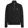 Belstaff Men's Cotton Fleece Quarter Zip Sweatshirt - Black Colour thumbnail