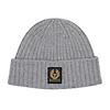 Belstaff Men's Lambswool Watch Beanie Hat - Pale Grey Melange Colour thumbnail