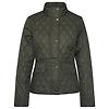 Barbour Women's Crawford Cavalry Quilted Jacket - Olive/Ancient Tartan Colour thumbnail