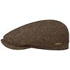 Stetson Belfast Driver Classic Wool Herringbone Flat Cap - Brown Melange Colour thumbnail