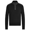 Belstaff Men's Merino Wool Kilmington Quarter Zip Jumper - Black Colour thumbnail