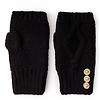 Holland Cooper Women's Cortina Fingerless Gloves - Black Colour thumbnail