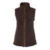 Holland Cooper Women's Country Fleece Gilet - Chocolate Colour thumbnail