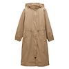 Joules Women's Hensley Waterproof Longline Coat - Tan Brown Colour thumbnail