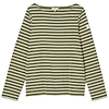 Joules Women's Harbour Long Sleeve Top - Green Stripe Colour thumbnail