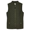 Joules Women's Minx Showerproof Diamond Quilted Gilet - Khaki Green Colour thumbnail