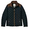 Joules Women's Braemar Luxe Showerproof Diamond Quilted Coat - Navy Colour thumbnail