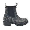 Joules Women's Oakfield Short Neoprene-Lined Wellies - Black/Animal Colour thumbnail