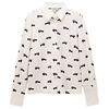 Joules Women's Eleanor Tomlinson Jersey Shirt - Cream 4X4 Colour thumbnail