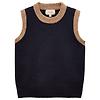 Joules Women's Holly Knitted Vest - Navy & Camel Colour thumbnail