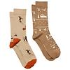 Joules Men's Kingsbury Socks 2 Pack UK 7-12 - Cream Colour thumbnail